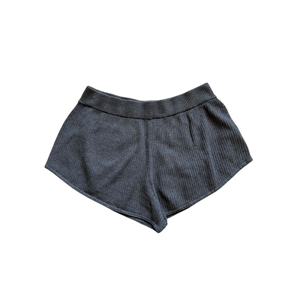 lunya Other - Minimalist Lunya Ribbed Cotton Silk Knit Lounge Shorts L Gray Sleepwear